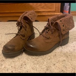 Cute Floral Ankle Boots from American Eagle